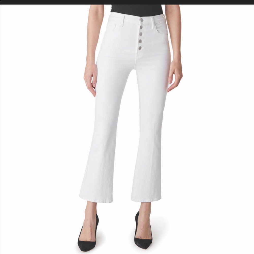 J Brand Lillie Crop Blanc size 28